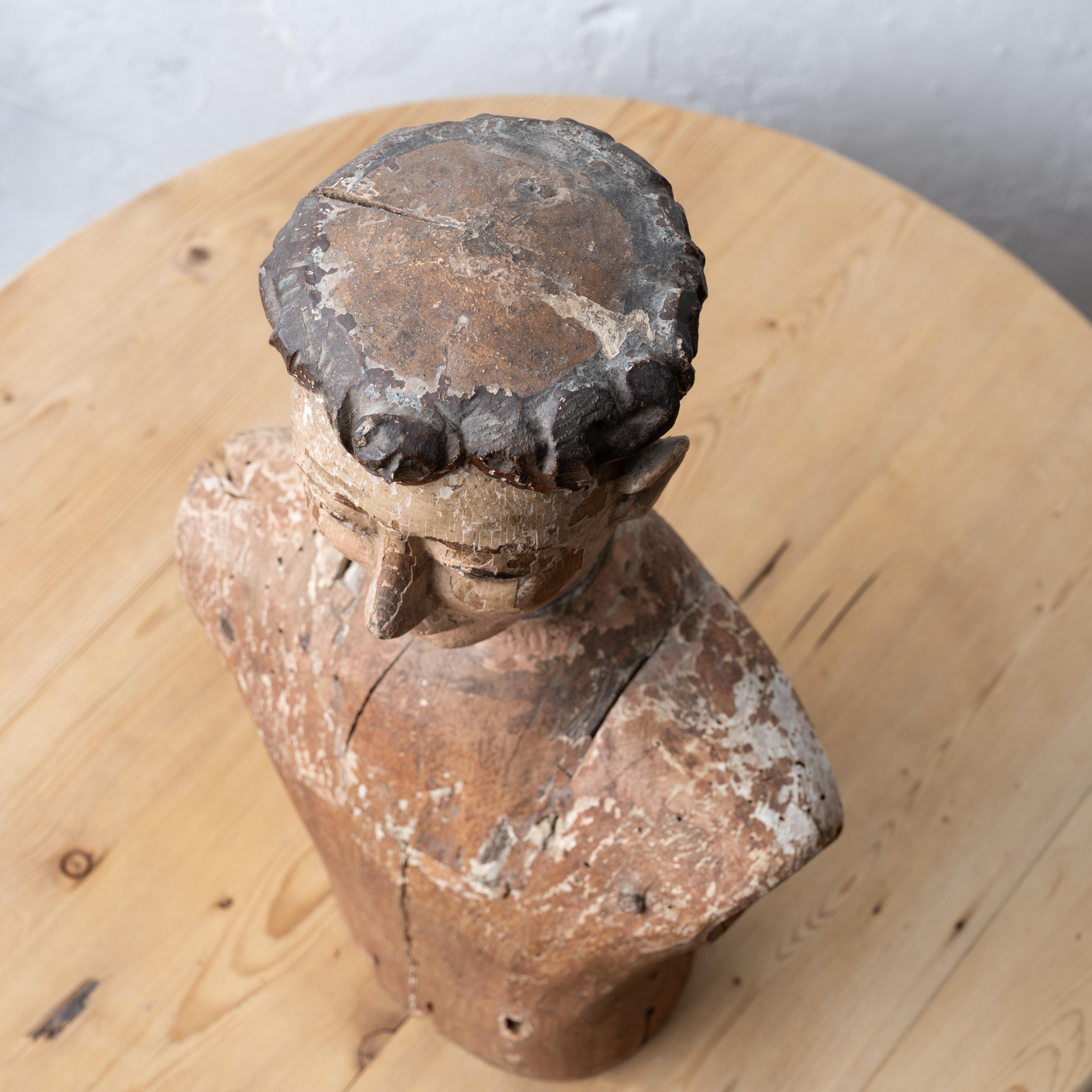 Santos tallados, siglo XVIII en venta 9