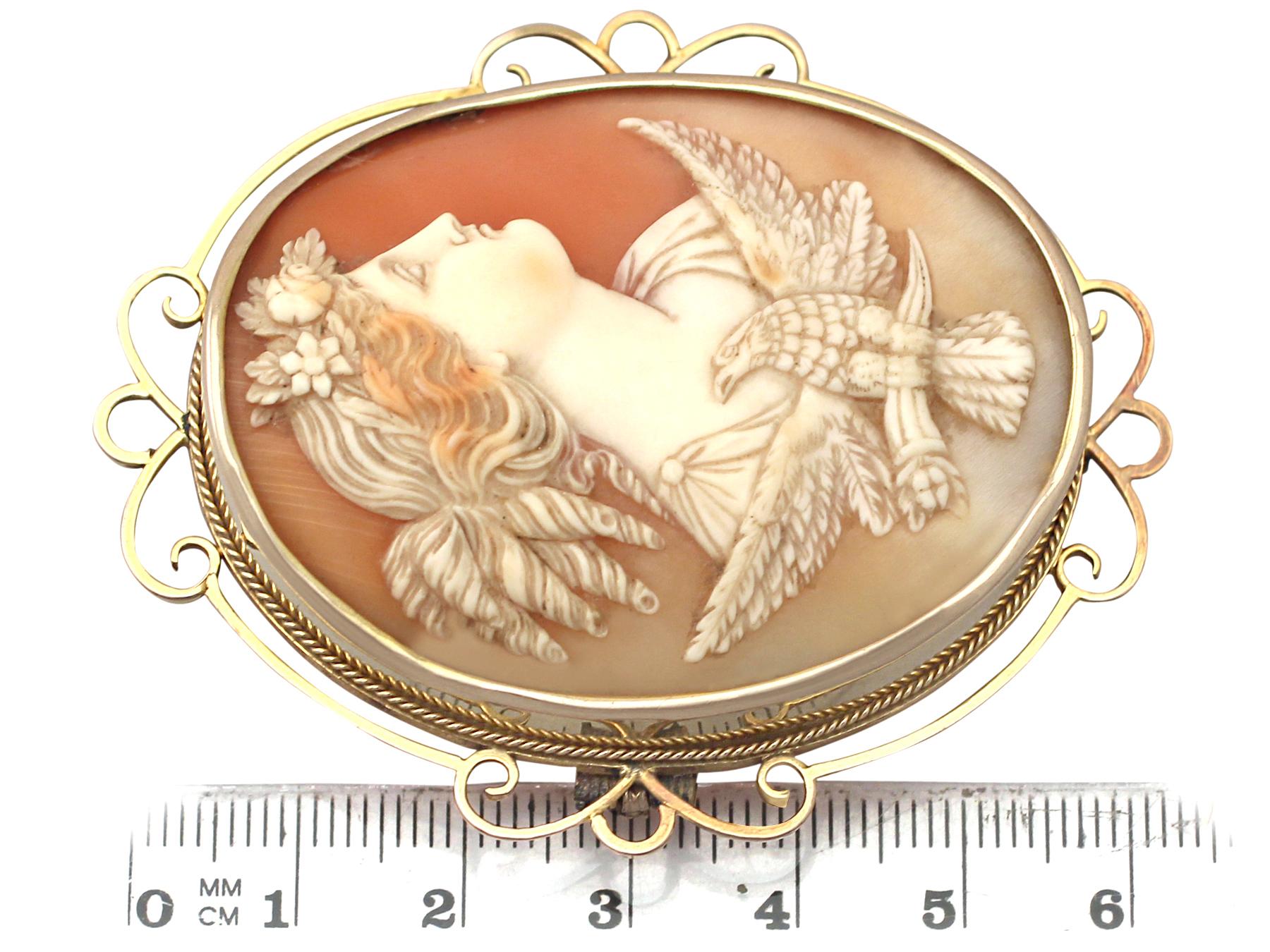 carved shell cameo