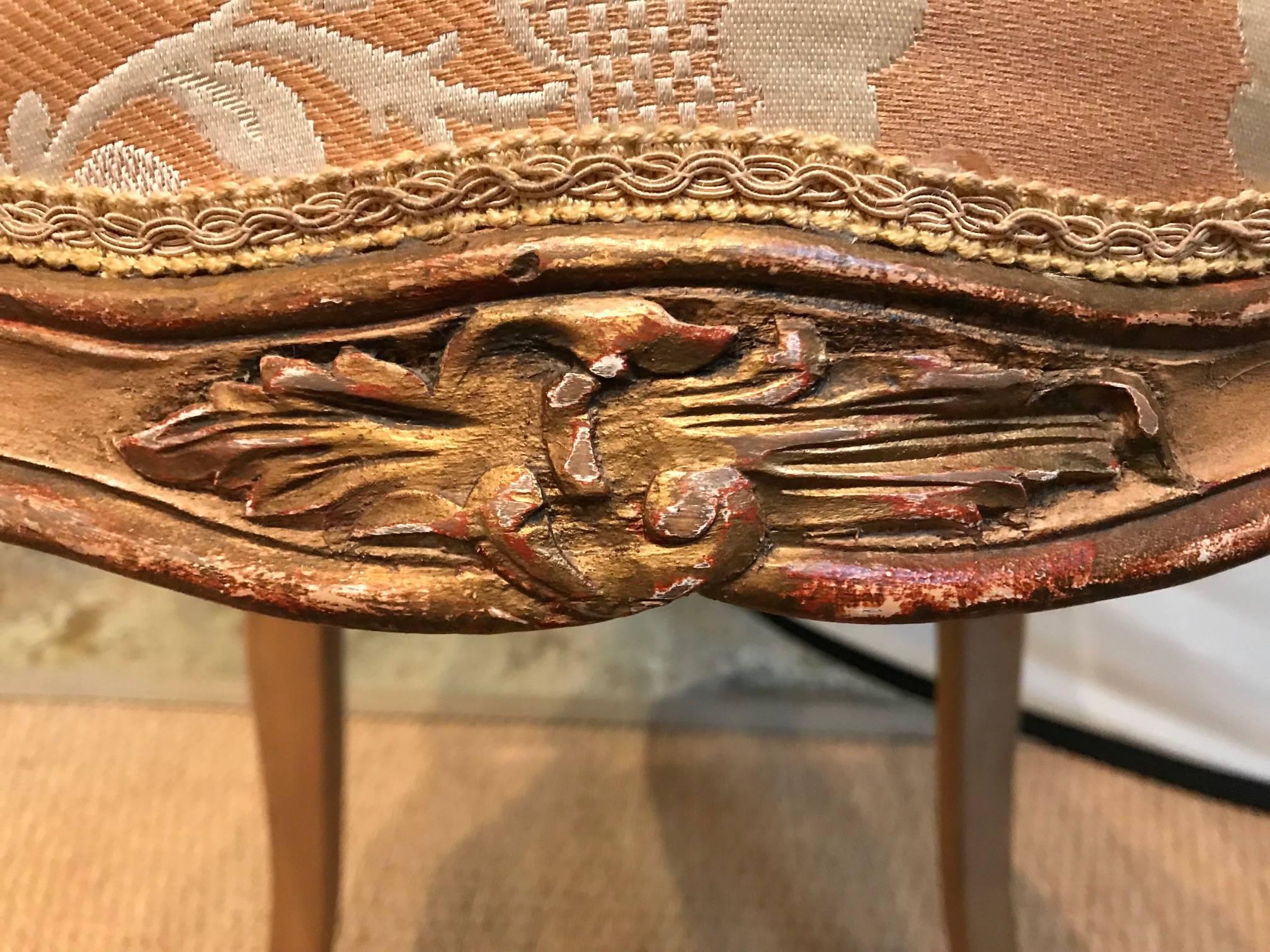 19th Century Carved Side Chair For Sale