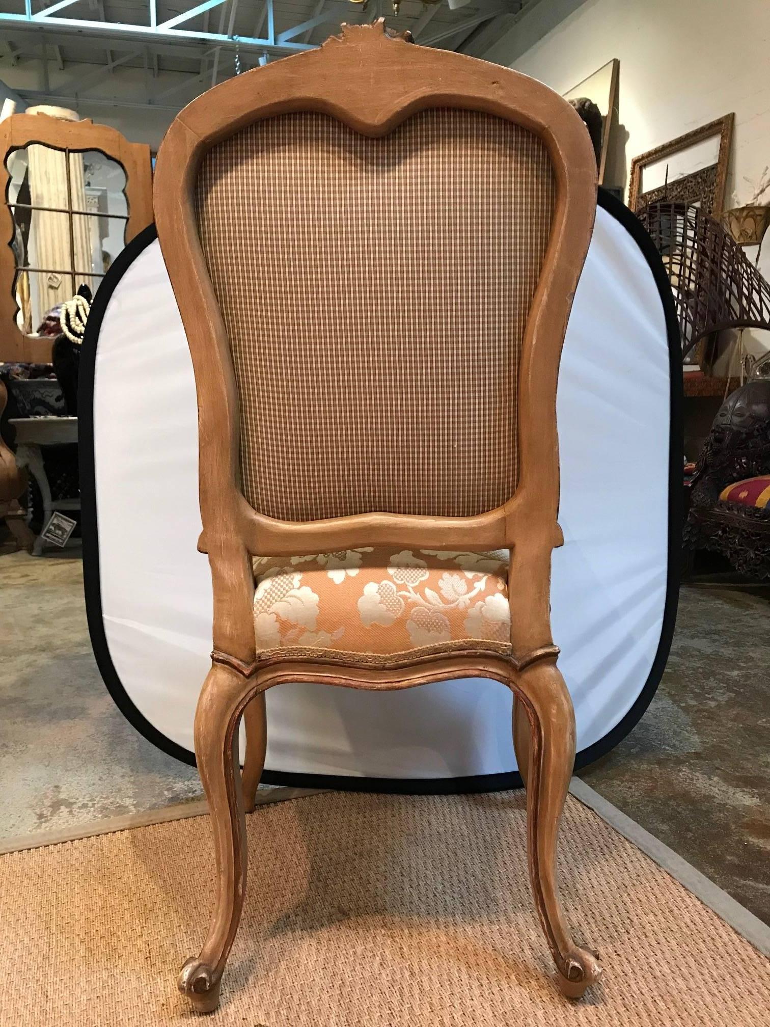 Carved Side Chair For Sale 1