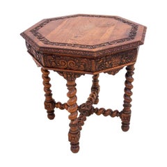 Carved Side Table, France, circa 1910