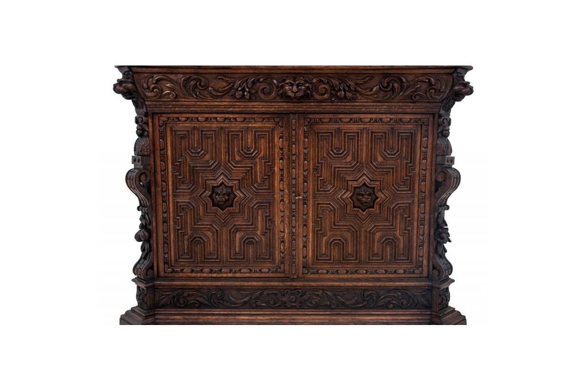 Credenza intagliata, Francia, 1880 circa in vendita 5