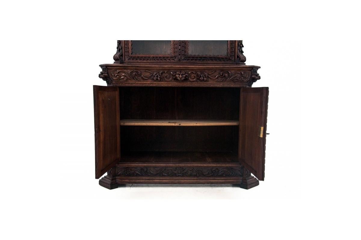 Carved Sideboard, France, Around 1880 In Good Condition For Sale In Chorzów, PL