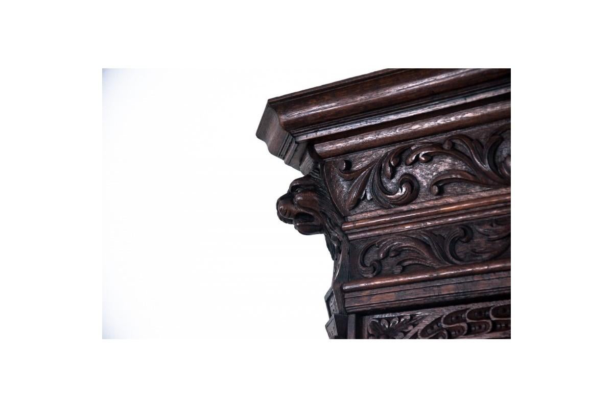 Fine XIX secolo Credenza intagliata, Francia, 1880 circa in vendita