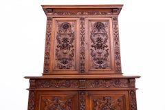Carved sideboard, France, ca. 1870.