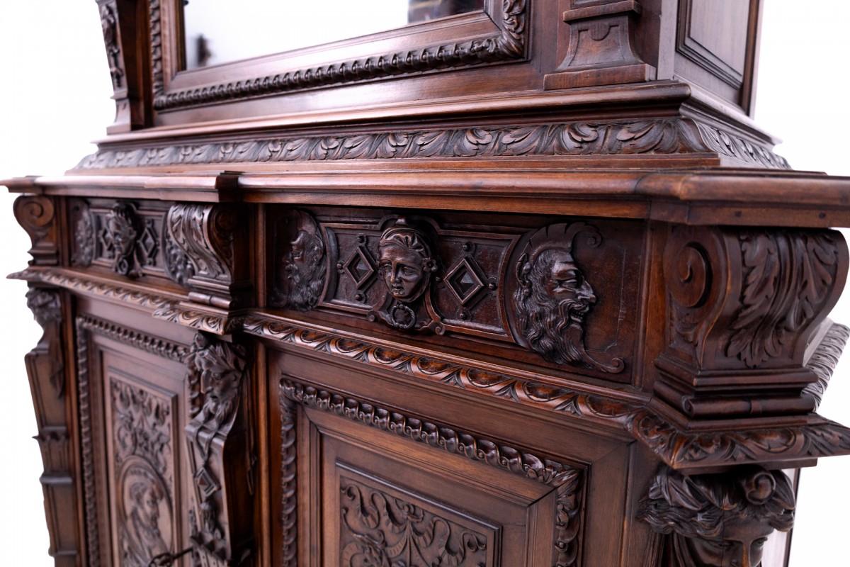 Geschnitztes Sideboard, Frankreich, ca. 1880. im Angebot 3