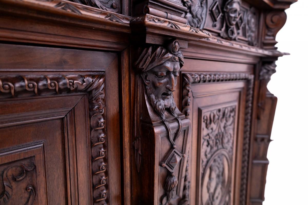 Geschnitztes Sideboard, Frankreich, ca. 1880. im Angebot 2