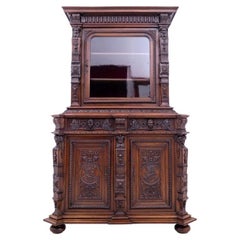 Credenza intagliata, Francia, 1880 circa.