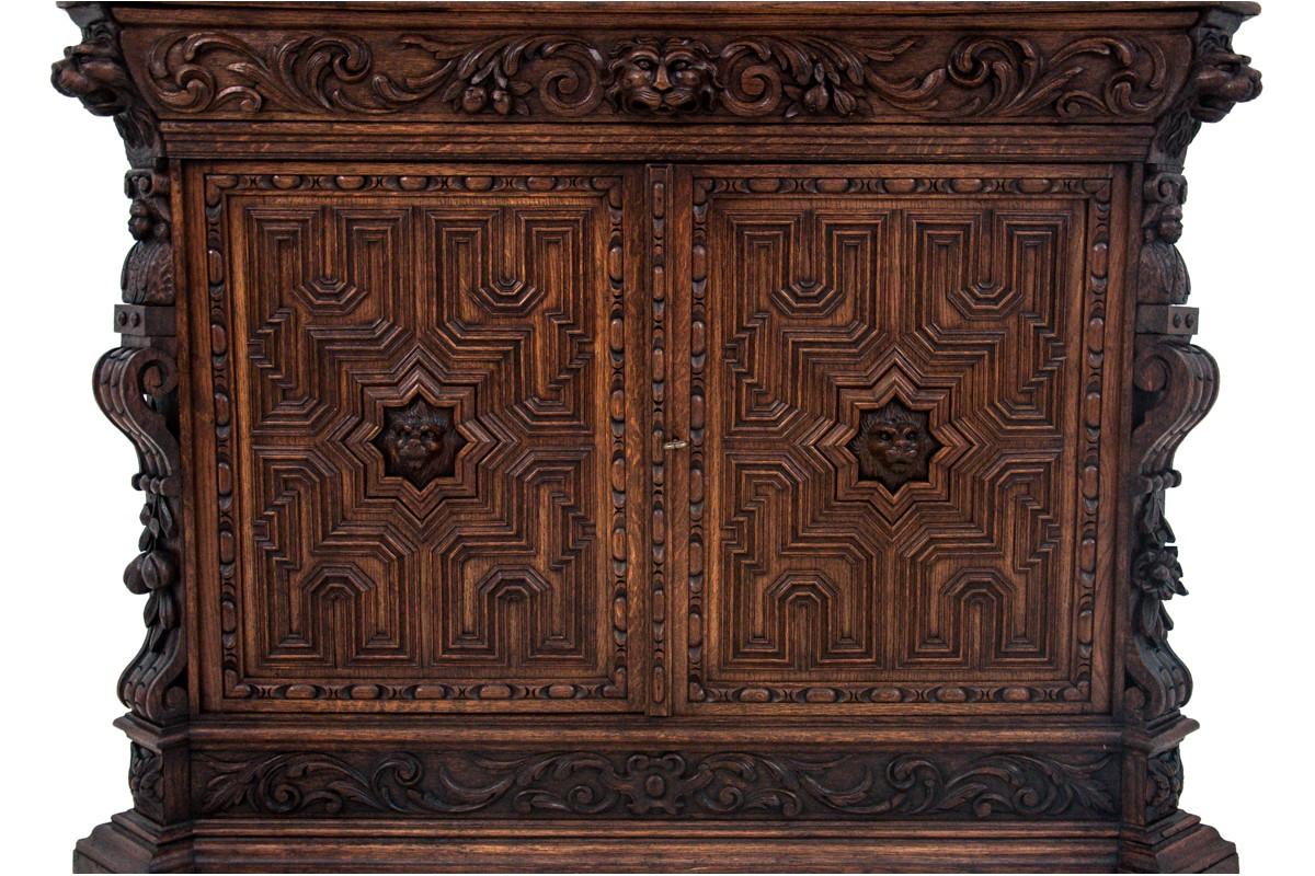 French Carved Sideboard, France, circa 1880 For Sale