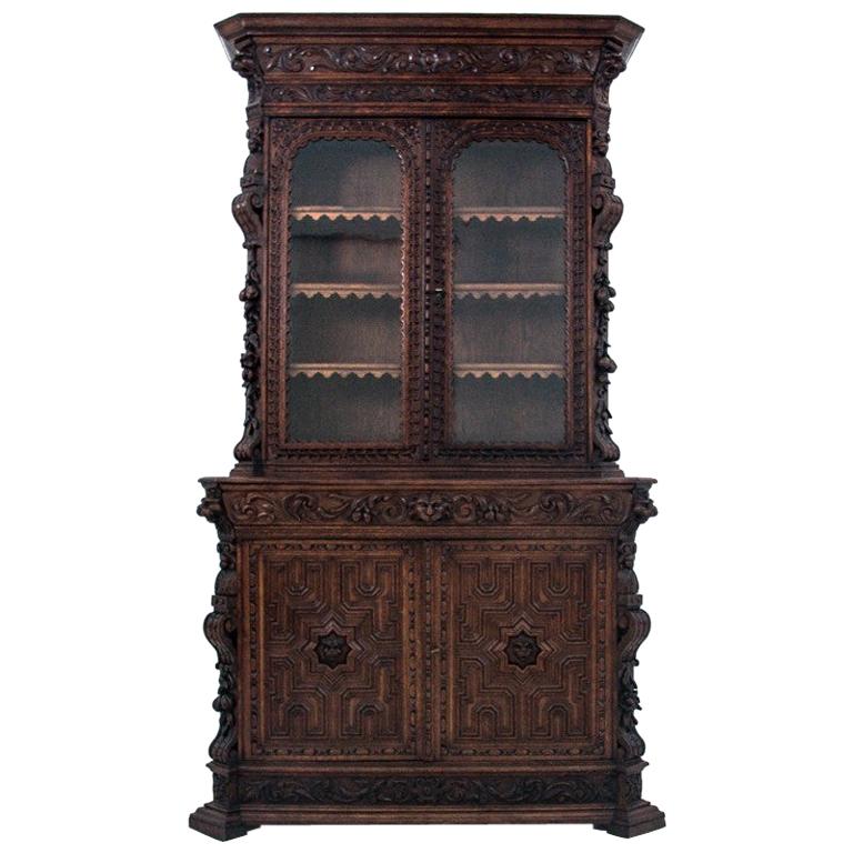 Carved Sideboard, France, circa 1880 For Sale