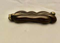 Carved Spectacle Case with brass Hinge and Clasp  Beautifully carved and lined