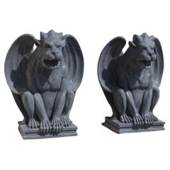 Carved Stone Grotesque Gargoyles