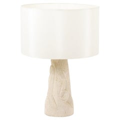 Carved stone lamp. 1970s.