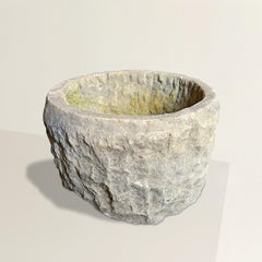 Carved Stone Planter