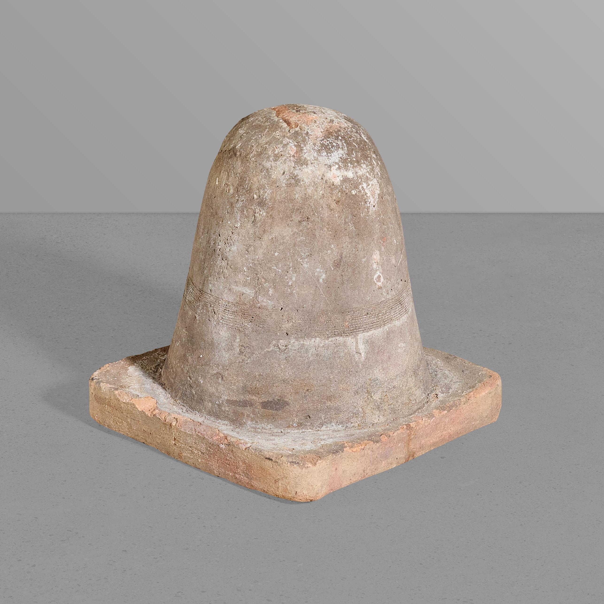 Carved stone water filter from the frontier region of Argentina.

