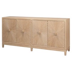 Carved Sunburst Sideboard