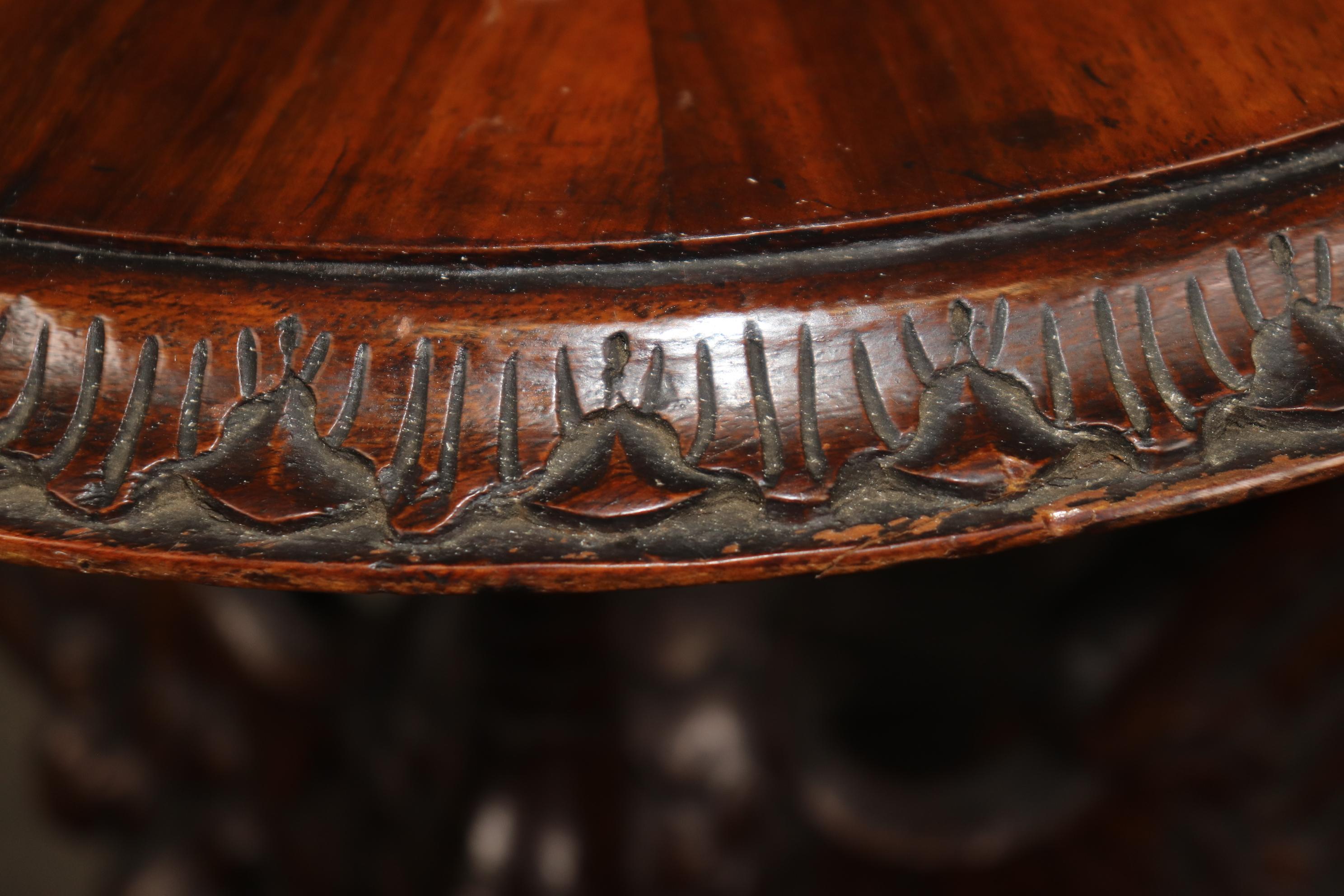 Carved Swans Walnut Inlaid American Victorian Center Coffee Table Manner Pabst 9