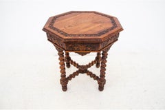 Carved table, France, circa 1910.