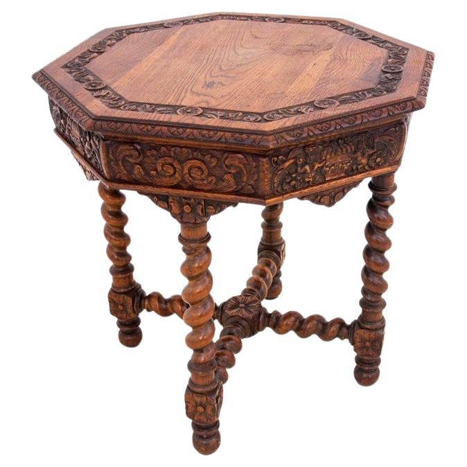 Carved table, France, circa 1910. For Sale