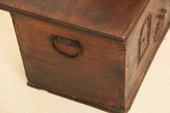 Carved Teak Trunk
