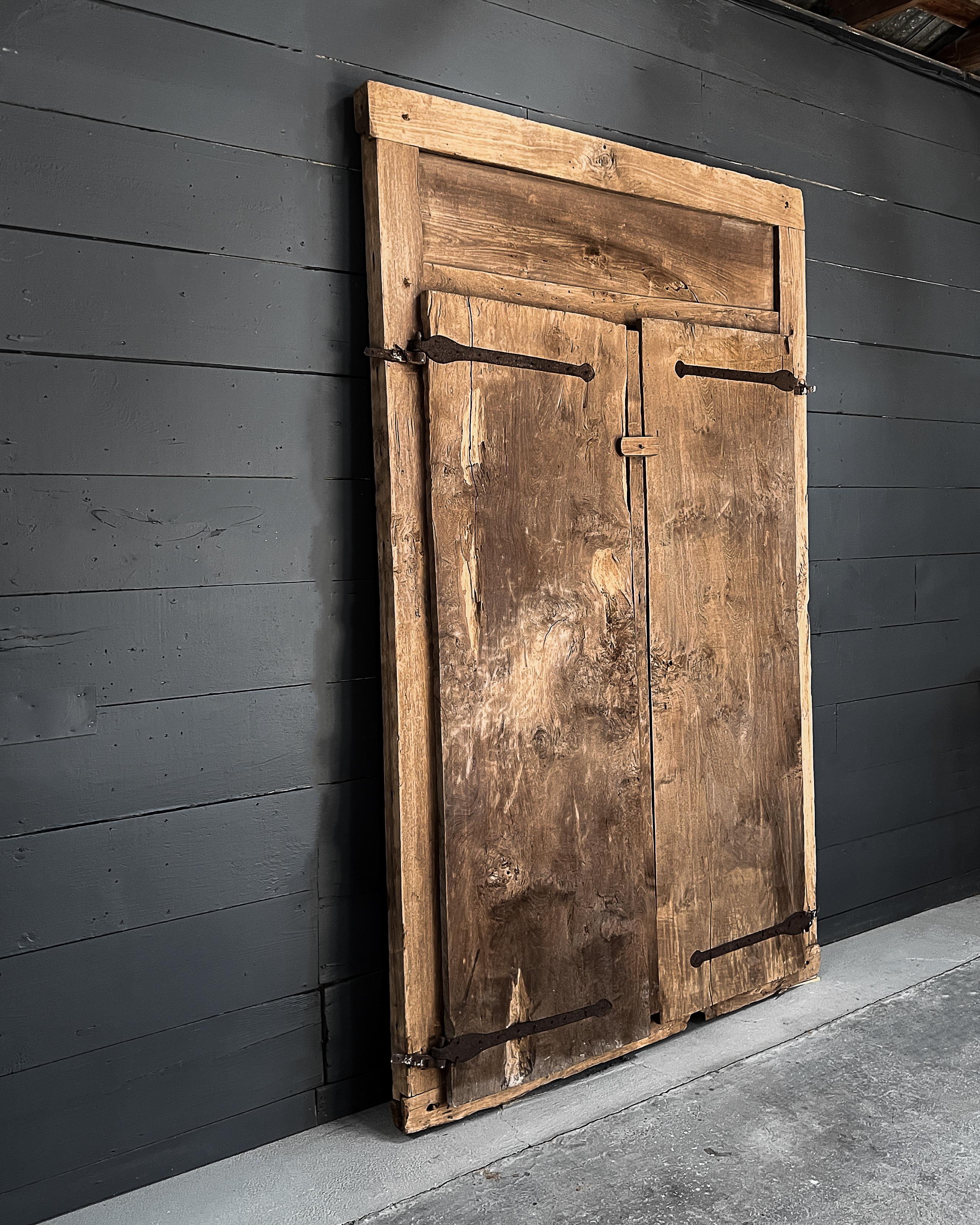 Carved Teak Wood Door and Frame at 1stDibs