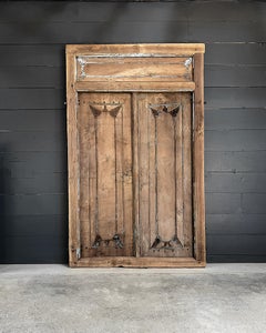 Carved Teak Wood Door and Frame