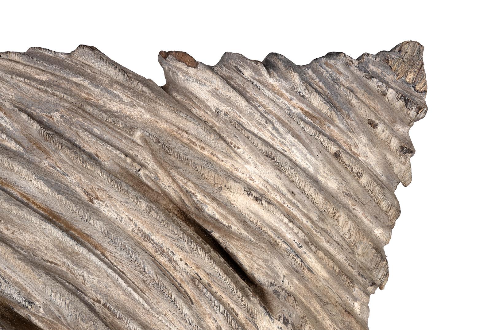 Carved Teak Wood Sculpture on Stand In Good Condition For Sale In Dallas, TX