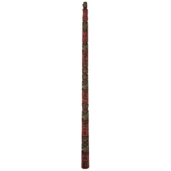 Carved Totem Pole by Hank Robertson