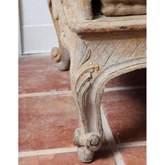Carved "Trag Roccoco" Sofa