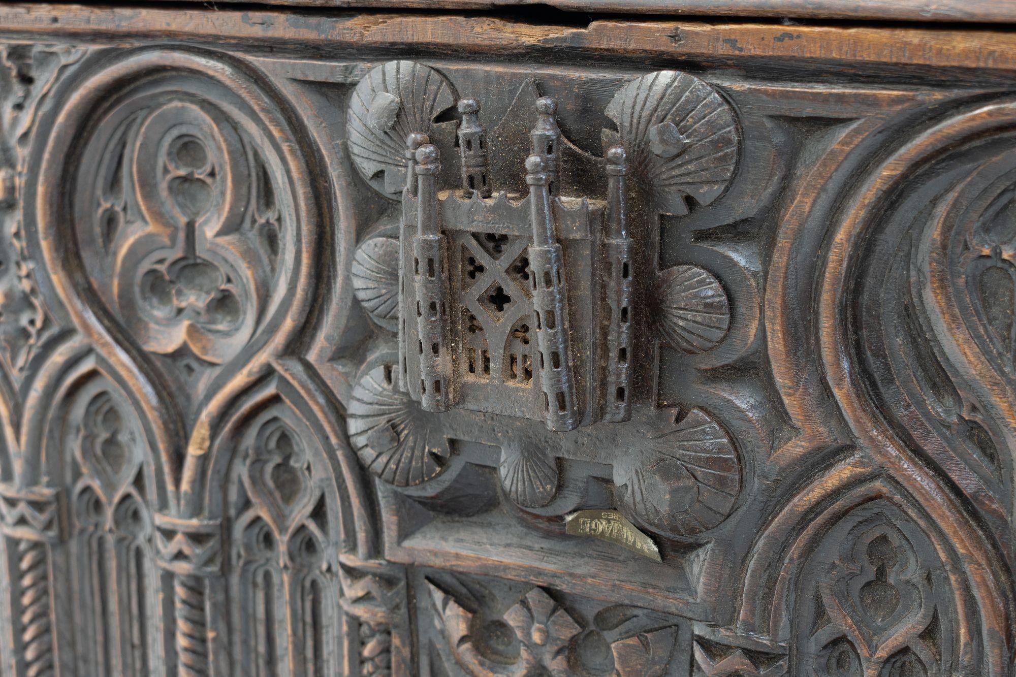 Carved Trunk For Sale 1