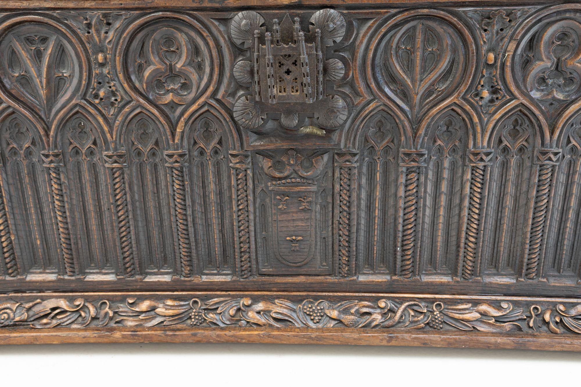 Carved Trunk For Sale 2