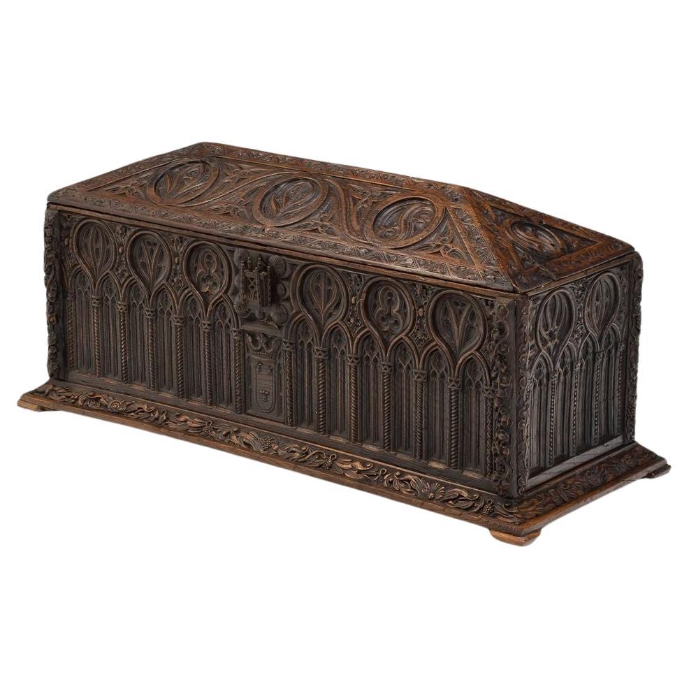 Carved Trunk For Sale