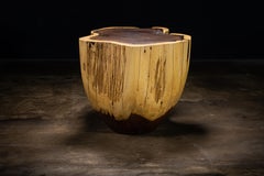Carved Trunk Solid Exotic Wood Live Edge Table ƒ39 from Costantini, Francisco