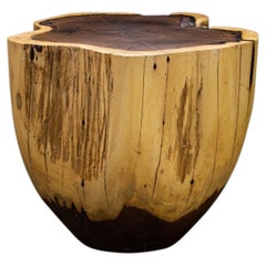 Carved Trunk Solid Exotic Wood Live Edge Table ƒ39 from Costantini, Francisco