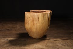 Carved Trunk Solid Exotic Wood Live Edge Table ƒ42 from Costantini, Francisco