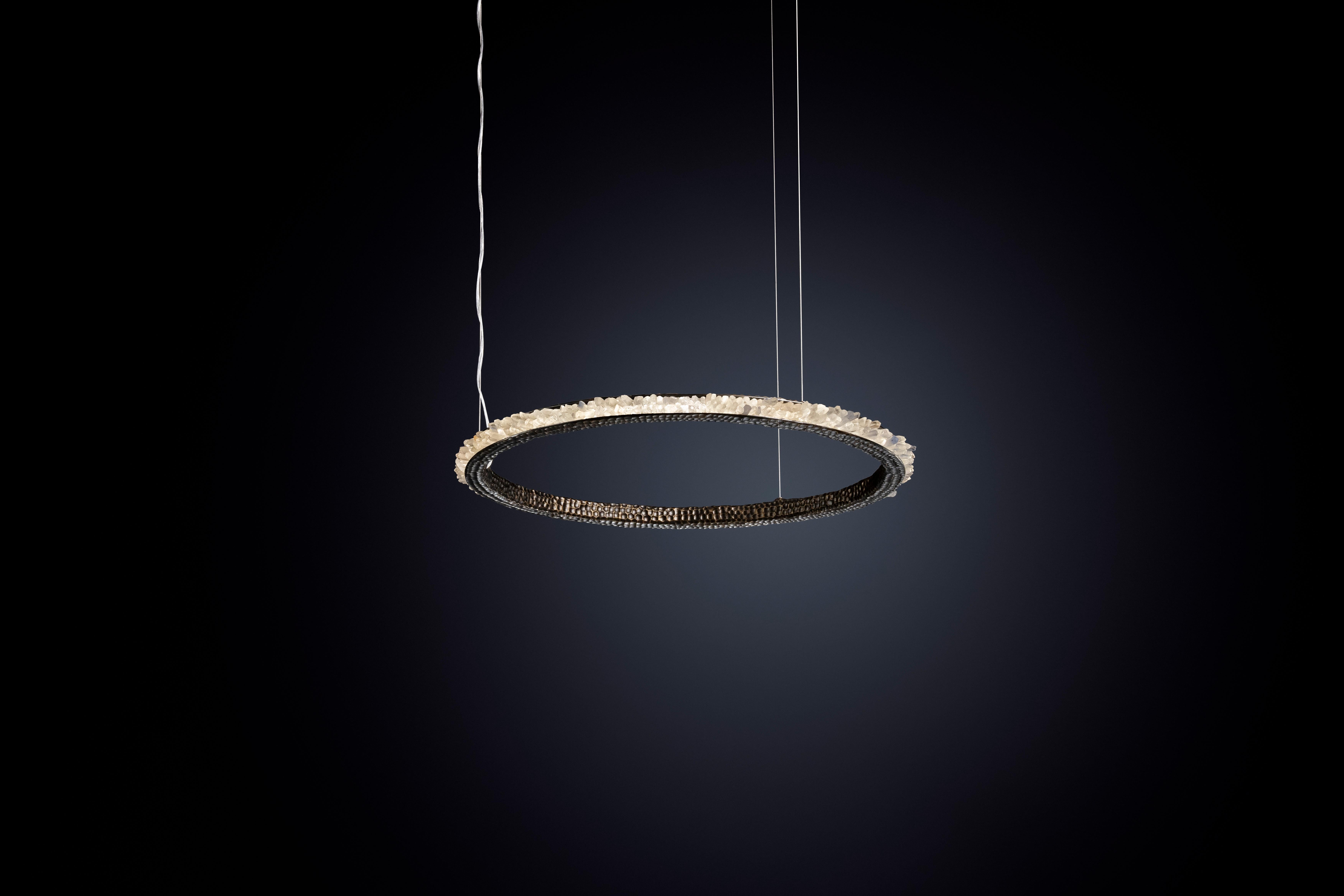 Quartz Chandelier VI 88 by Aver In New Condition For Sale In Geneve, CH