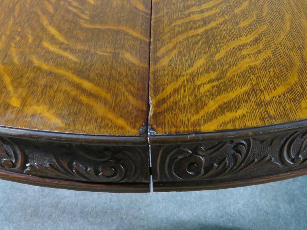 tiger oak table