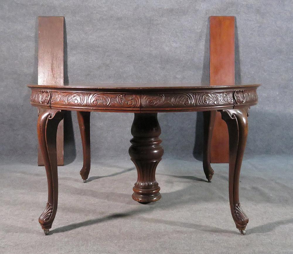 round victorian dining table