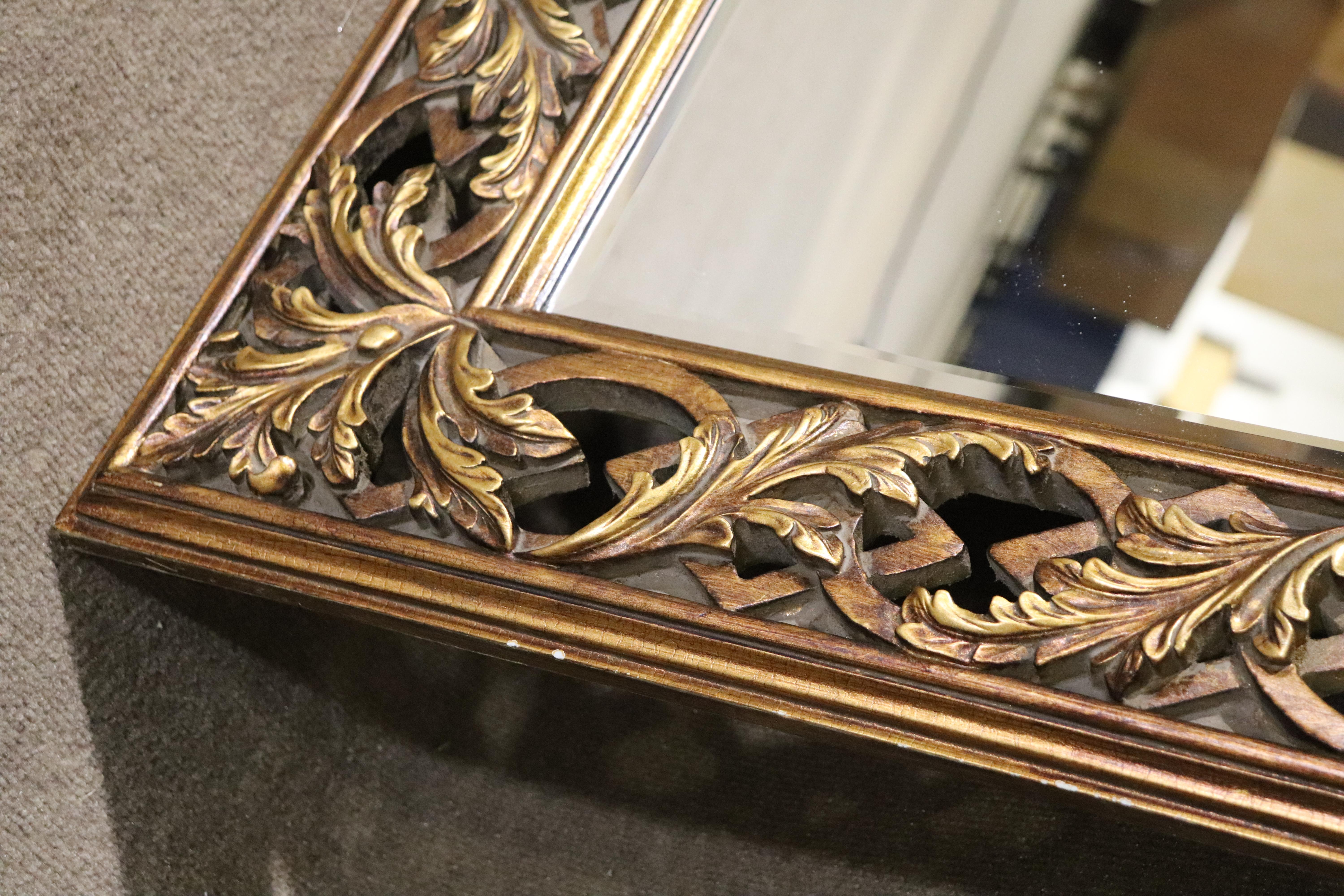 20th Century Carved Wall Mirror For Sale