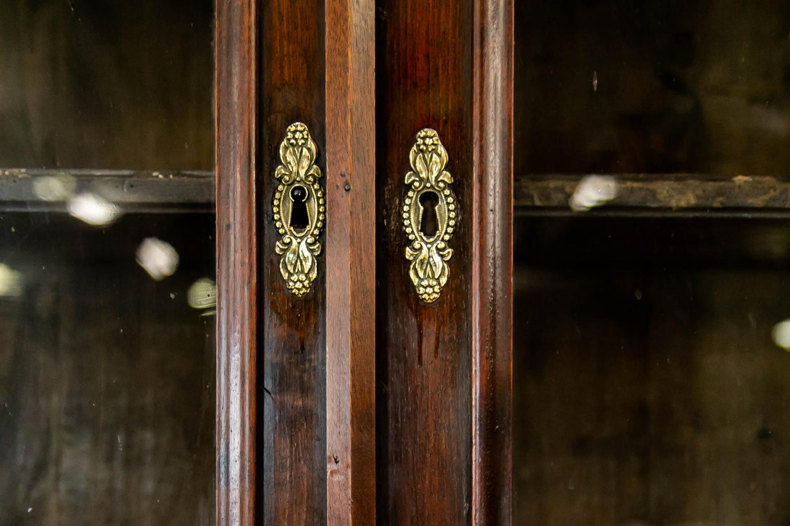 Carved Walnut Bar Cupboard For Sale 3