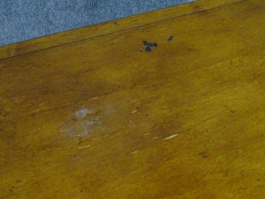 Mid-20th Century Carved Walnut French Provincial Style Console Table