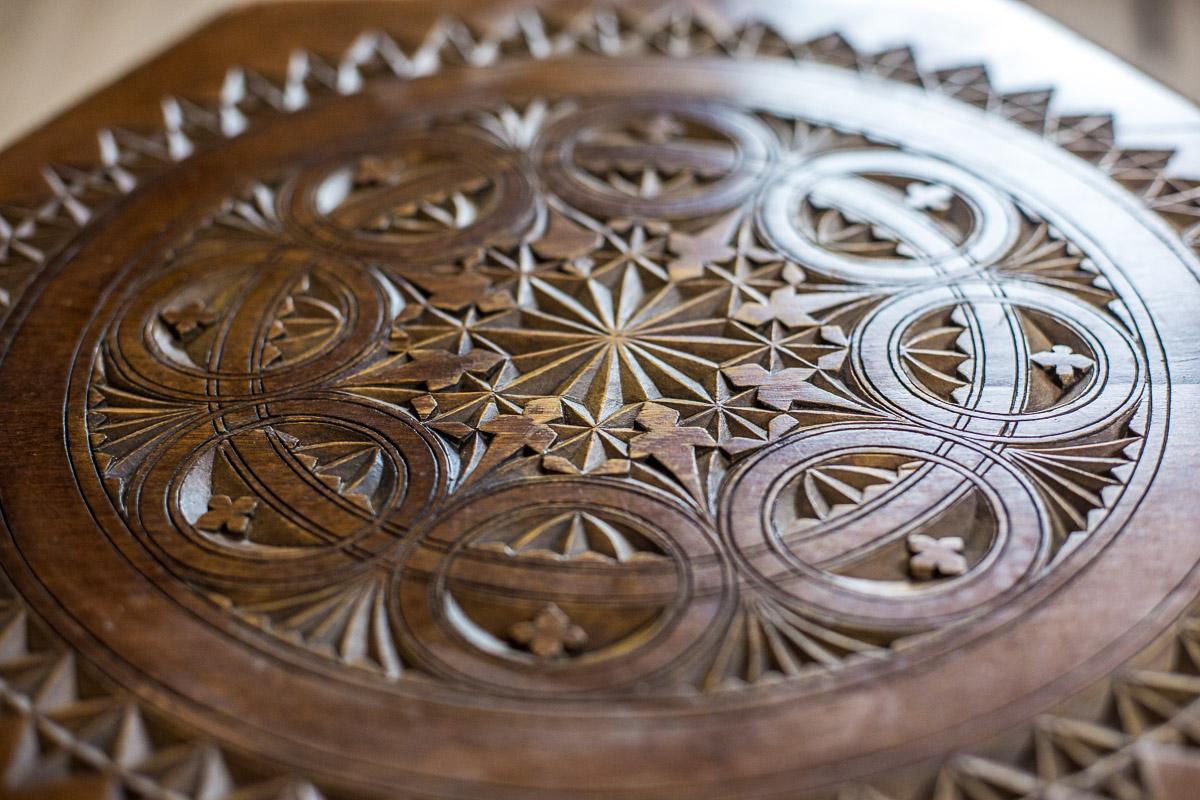 Carved Walnut Side Table from the 19th Century 6