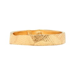 Carved Wedding Band