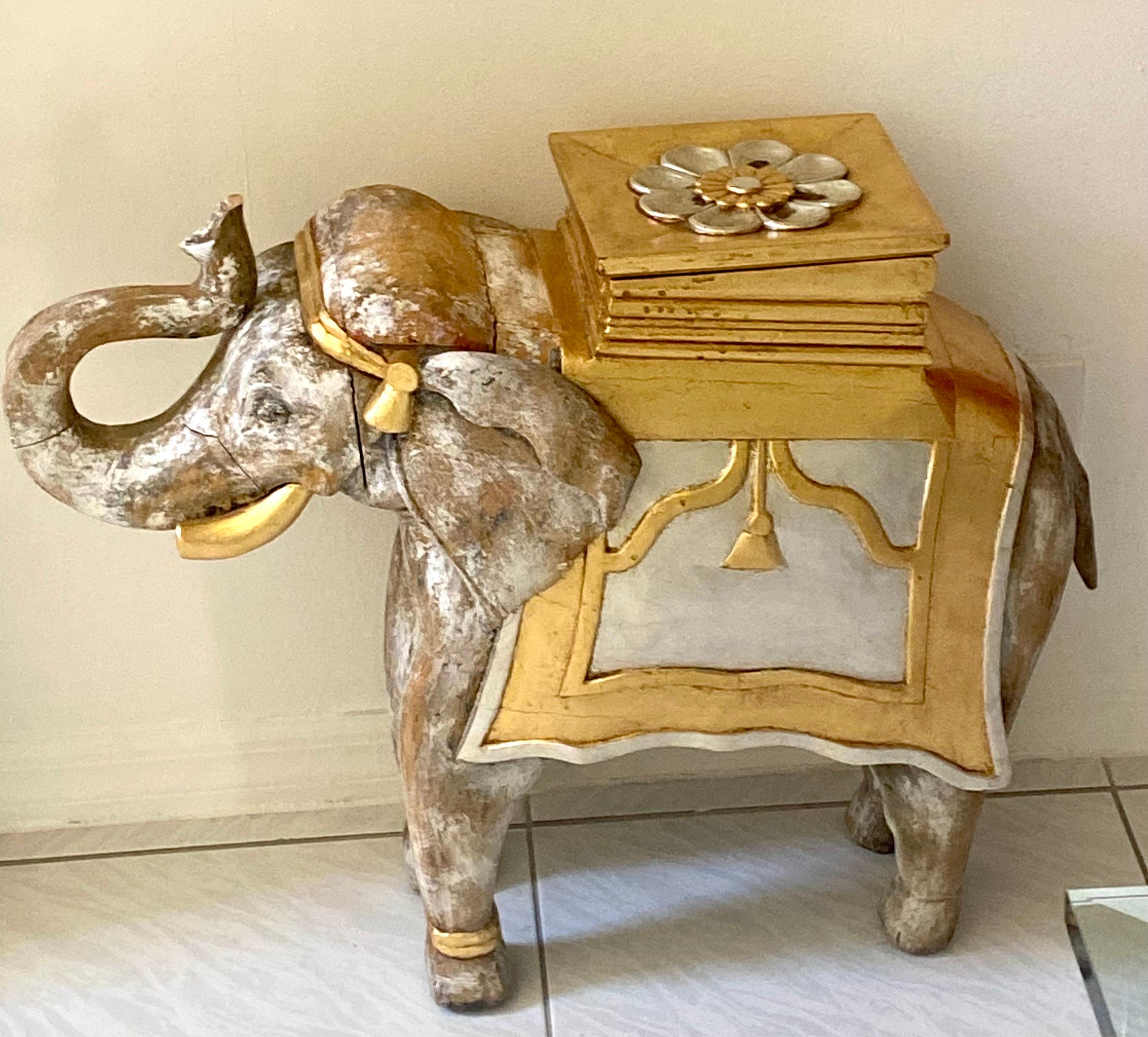 antique elephant stool