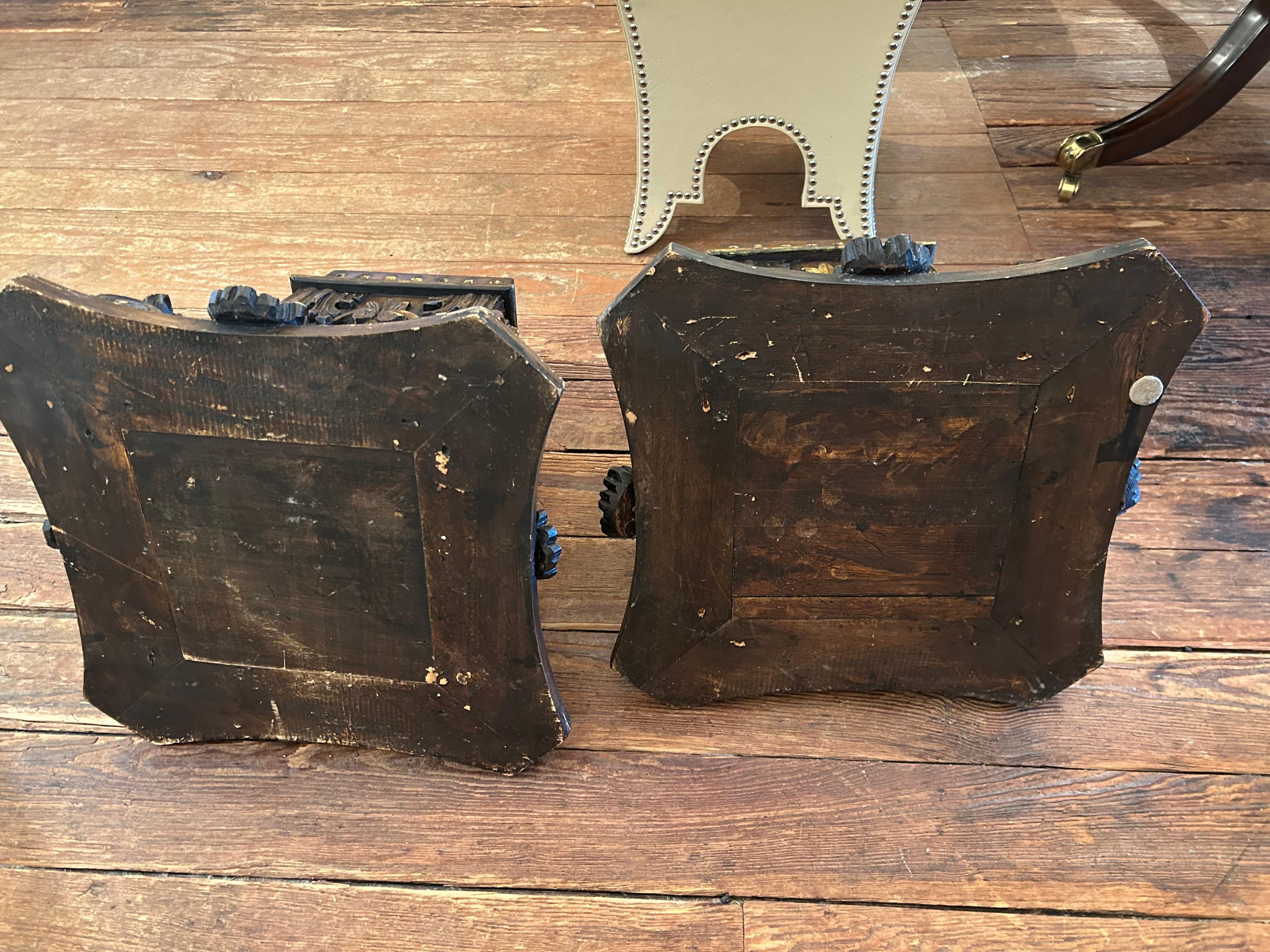 Carved Wood Architectural Fragments Accent Cocktail Tables For Sale 6