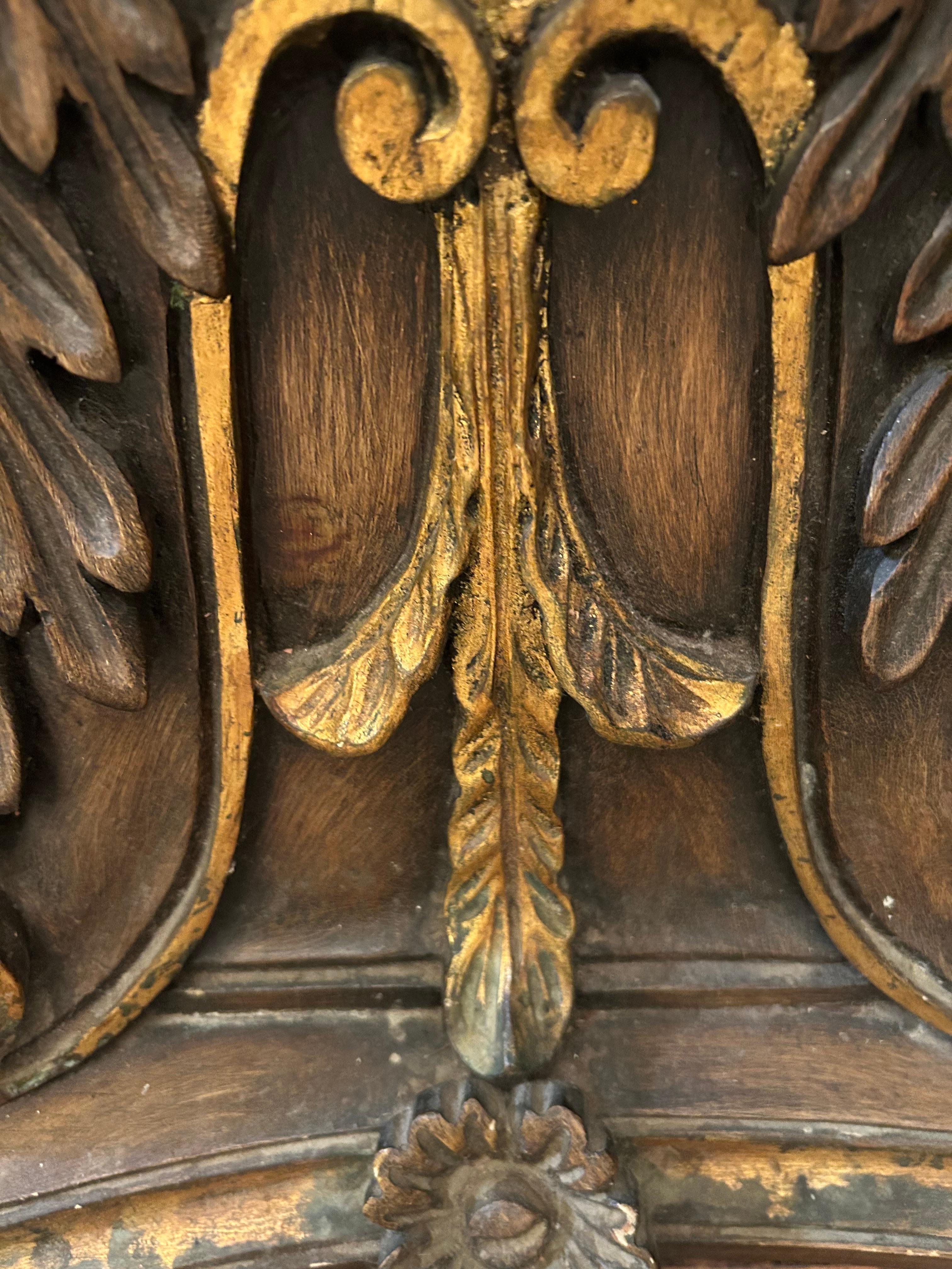 Carved Wood Architectural Fragments Accent Cocktail Tables For Sale 3