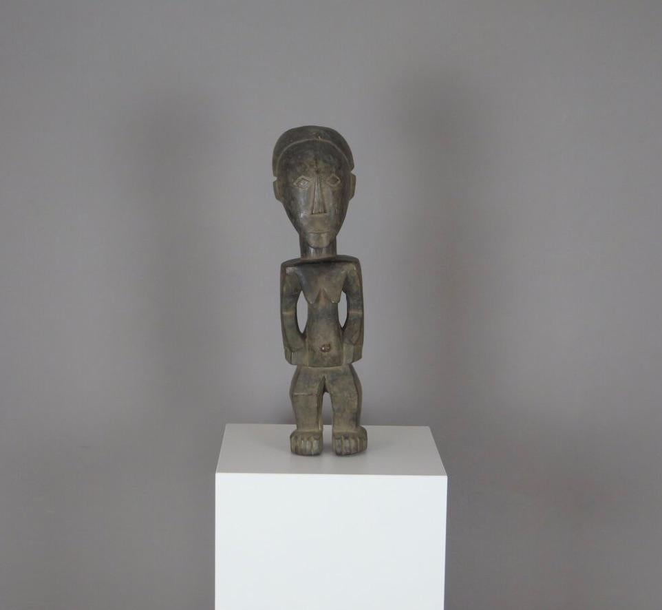 Carved-Wood 'Bembe' Statue. Republic of Congo, circa 1970.