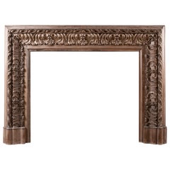 Carved Wood Bolection Fireplace