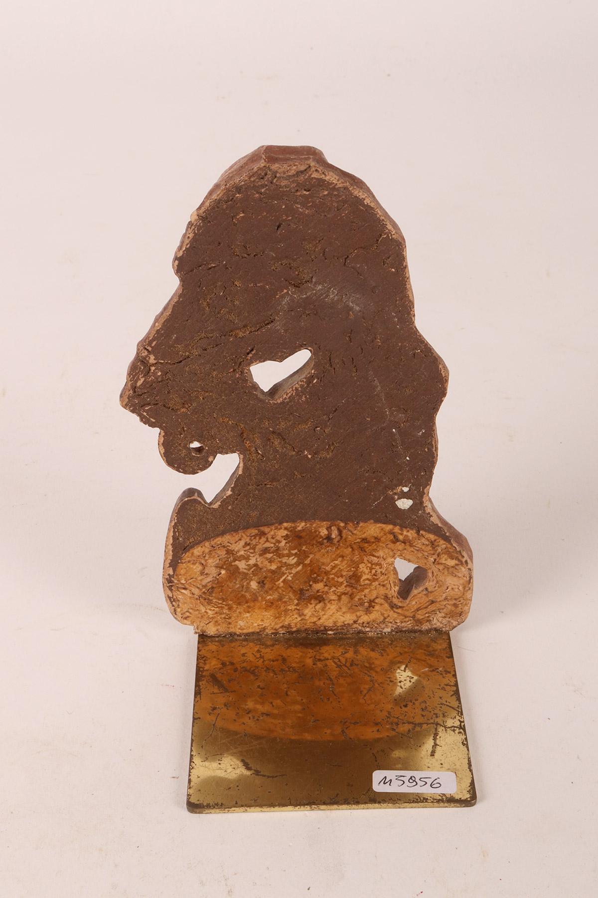 Serre-livres en bois sculpté représentant un chien de chasseur de renard, Angleterre, 1950. en vente 2