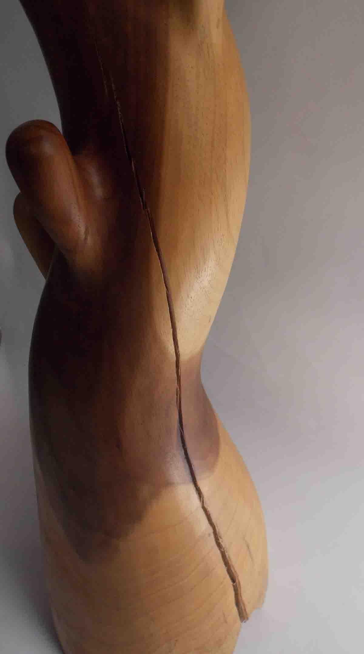 Fine XX secolo Appendiabiti in legno intagliato in vendita